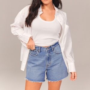 Abercrombie and Fitch Curve Love High Rise Dad Short